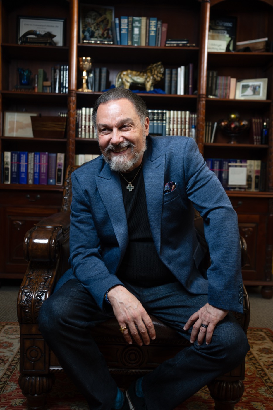 Dr. Mark Chironna in his study